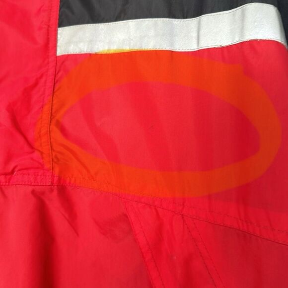 Vintage GAP Windbreaker Jacket Red Black Pullover Anorak Half Zip Men XL 90's - Picture 4 of 16